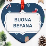 Xmas Buona Befana Ornament (Heart)