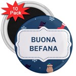 Xmas Buona Befana 3  Magnet (10 pack)