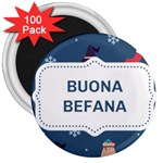 Xmas Buona Befana 3  Magnet (100 pack)