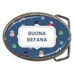 Xmas Buona Befana Belt Buckle