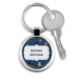 Xmas Buona Befana Key Chain (Round)