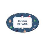 Xmas Buona Befana Sticker (Oval)