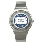 Xmas Buona Befana Stainless Steel Watch