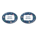 Xmas Buona Befana Cufflinks (Oval)