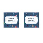 Xmas Buona Befana Cufflinks (Square)