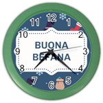 Xmas Buona Befana Color Wall Clock