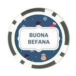 Xmas Buona Befana Poker Chip Card Guard