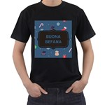 Xmas Buona Befana Men s T-Shirt (Black)