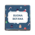 Xmas Buona Befana Memory Card Reader (Square)