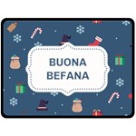 Xmas Buona Befana Fleece Blanket (Large)