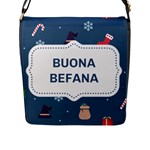 Xmas Buona Befana Flap Closure Messenger Bag (L)