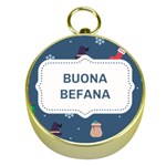 Xmas Buona Befana Gold Compass