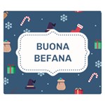 Xmas Buona Befana Double Sided Flano Blanket (Small)