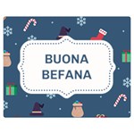 Xmas Buona Befana Double Sided Flano Blanket (Medium)