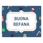 Xmas Buona Befana Double Sided Flano Blanket (Large)