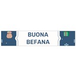 Xmas Buona Befana Small Flano Scarf