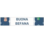 Xmas Buona Befana Large Flano Scarf 