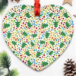 pop art christmas tree Ornament (Heart)