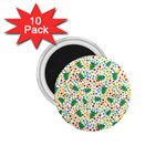 pop art christmas tree 1.75  Magnet (10 pack) 