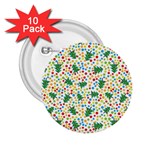 pop art christmas tree 2.25  Button (10 pack)