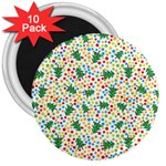 pop art christmas tree 3  Magnet (10 pack)