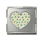 pop art christmas tree Mega Link Heart Italian Charm (18mm)