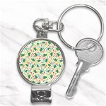 pop art christmas tree Nail Clippers Key Chain