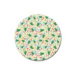 pop art christmas tree Magnet 3  (Round)