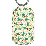 pop art christmas tree Dog Tag (Two Sides)