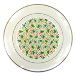 pop art christmas tree Porcelain Plate