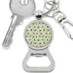 pop art christmas tree Bottle Opener Key Chain