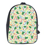 pop art christmas tree School Bag (Large)