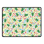 pop art christmas tree Fleece Blanket (Small)