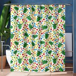 pop art christmas tree Shower Curtain 60  x 72  (Medium)