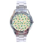 pop art christmas tree Stainless Steel Analogue Watch