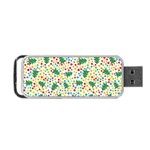 pop art christmas tree Portable USB Flash (One Side)