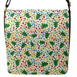 pop art christmas tree Flap Closure Messenger Bag (S)