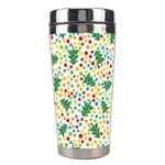 pop art christmas tree Stainless Steel Travel Tumbler