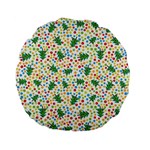 pop art christmas tree Standard 15  Premium Flano Round Cushion 