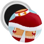 Sexy Mrs Santa Claus 3  Magnet