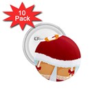 Sexy Mrs Santa Claus 1.75  Button (10 pack) 