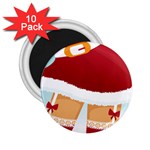 Sexy Mrs Santa Claus 2.25  Magnet (10 pack)