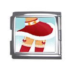 Sexy Mrs Santa Claus Mega Link Italian Charm (18mm)