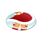 Sexy Mrs Santa Claus Sticker (Oval)