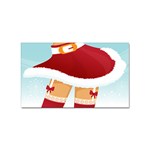 Sexy Mrs Santa Claus Sticker (Rectangular)