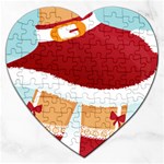 Sexy Mrs Santa Claus Jigsaw Puzzle (Heart)