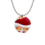 Sexy Mrs Santa Claus 1  Button Necklace