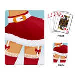 Sexy Mrs Santa Claus Playing Cards Single Design