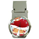 Sexy Mrs Santa Claus Money Clip Watch