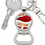 Sexy Mrs Santa Claus Bottle Opener Key Chain